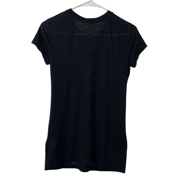 Armani Exchange Black Stretchy Black Crew neck short sleeve T-shirt(Size Small) - Picture 2 of 5